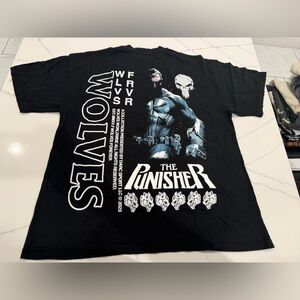 Darc Sport Black The Punisher 'Wolves' Graphic Tee